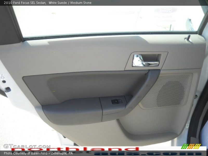 White Suede / Medium Stone 2010 Ford Focus SEL Sedan