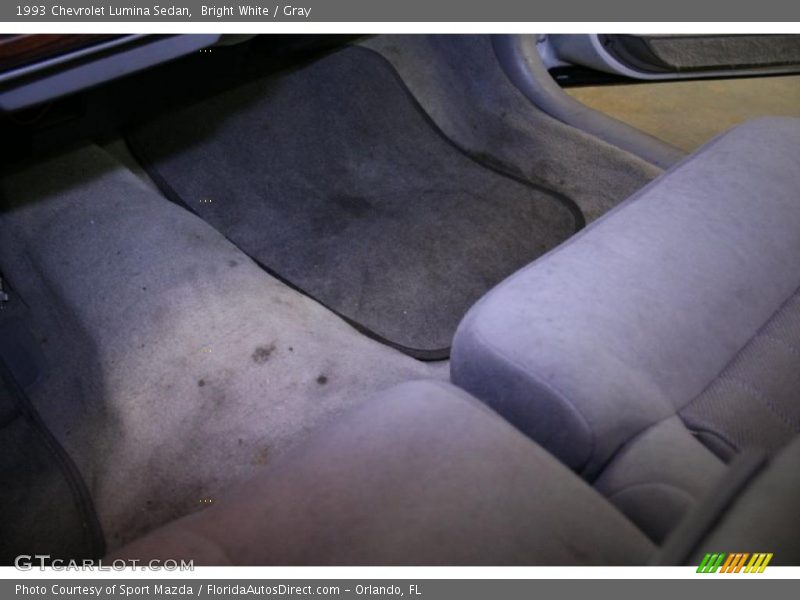 Bright White / Gray 1993 Chevrolet Lumina Sedan