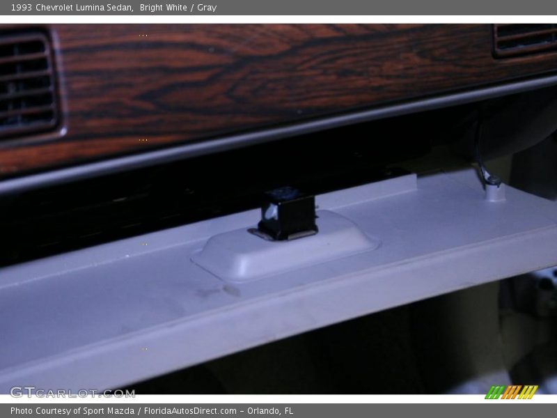 Bright White / Gray 1993 Chevrolet Lumina Sedan