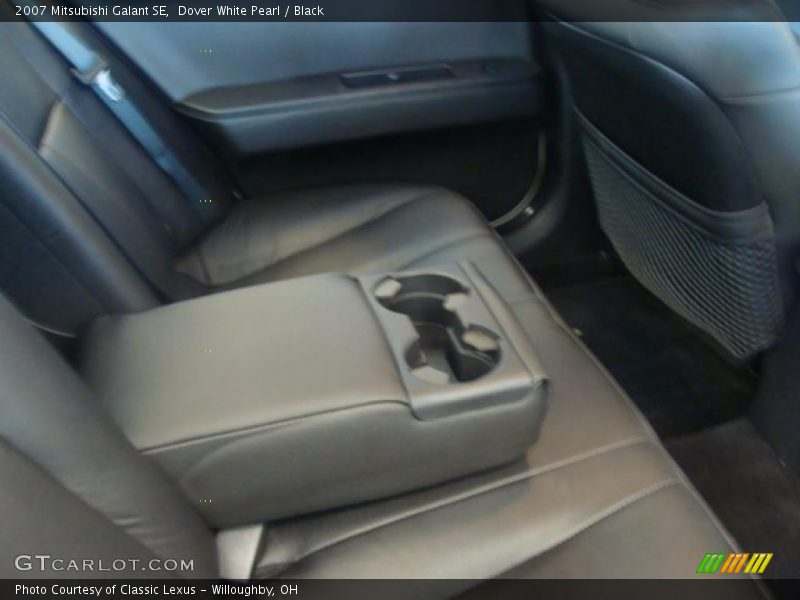 Dover White Pearl / Black 2007 Mitsubishi Galant SE