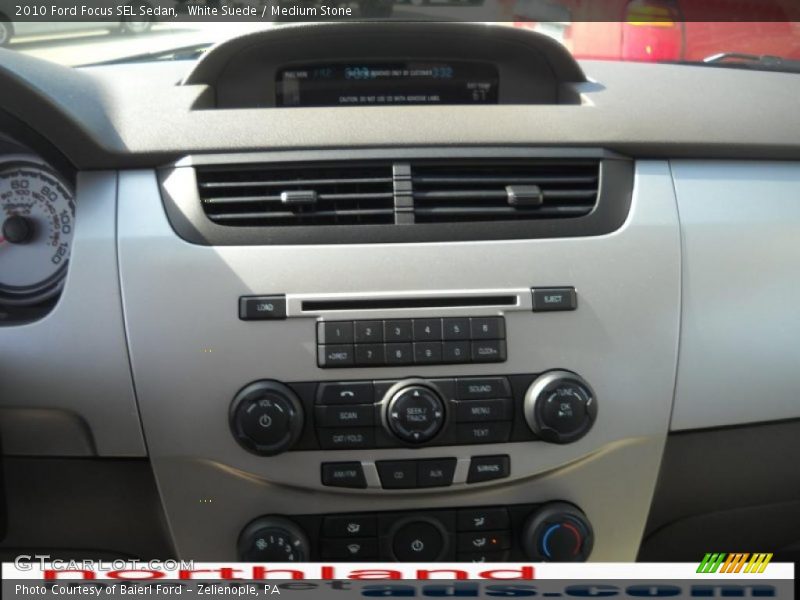 White Suede / Medium Stone 2010 Ford Focus SEL Sedan