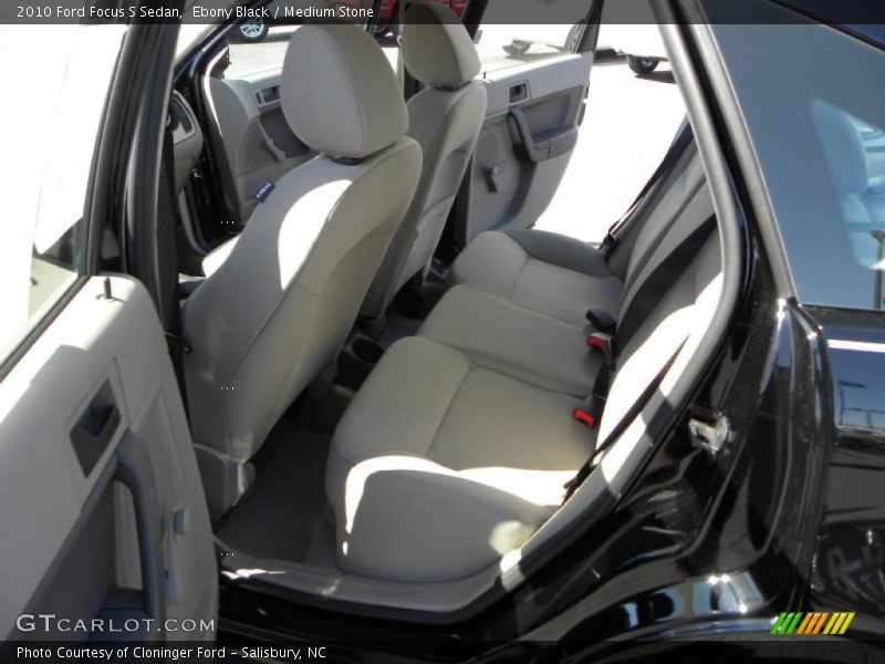 Ebony Black / Medium Stone 2010 Ford Focus S Sedan