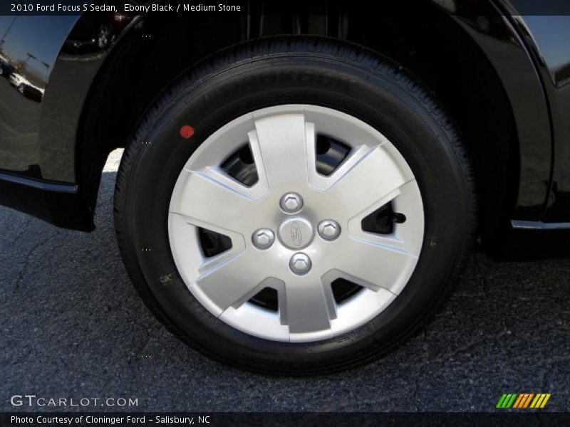 Ebony Black / Medium Stone 2010 Ford Focus S Sedan