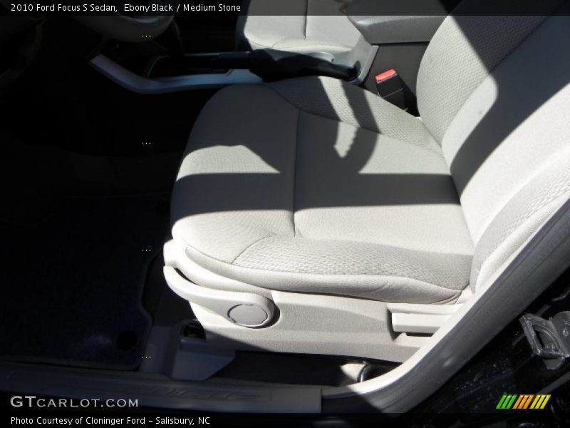 Ebony Black / Medium Stone 2010 Ford Focus S Sedan