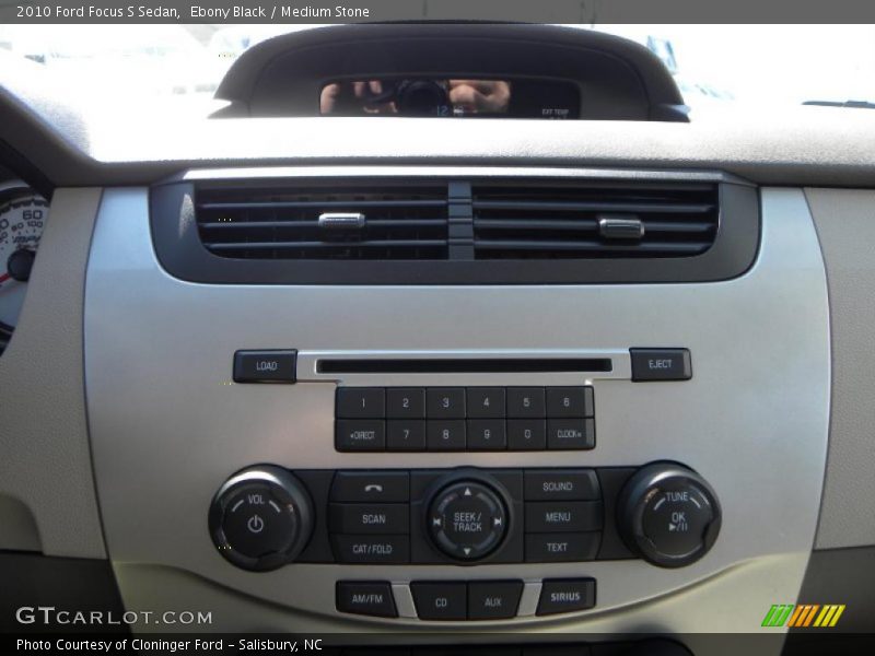 Ebony Black / Medium Stone 2010 Ford Focus S Sedan