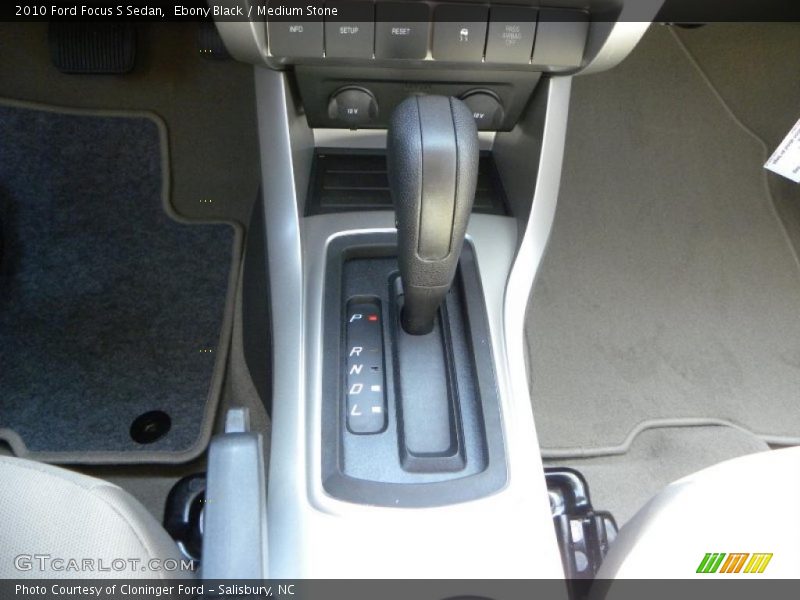 Ebony Black / Medium Stone 2010 Ford Focus S Sedan