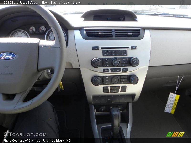 Ebony Black / Medium Stone 2010 Ford Focus S Sedan