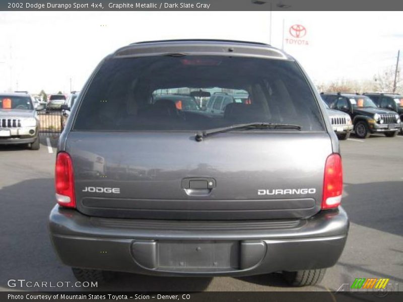 Graphite Metallic / Dark Slate Gray 2002 Dodge Durango Sport 4x4