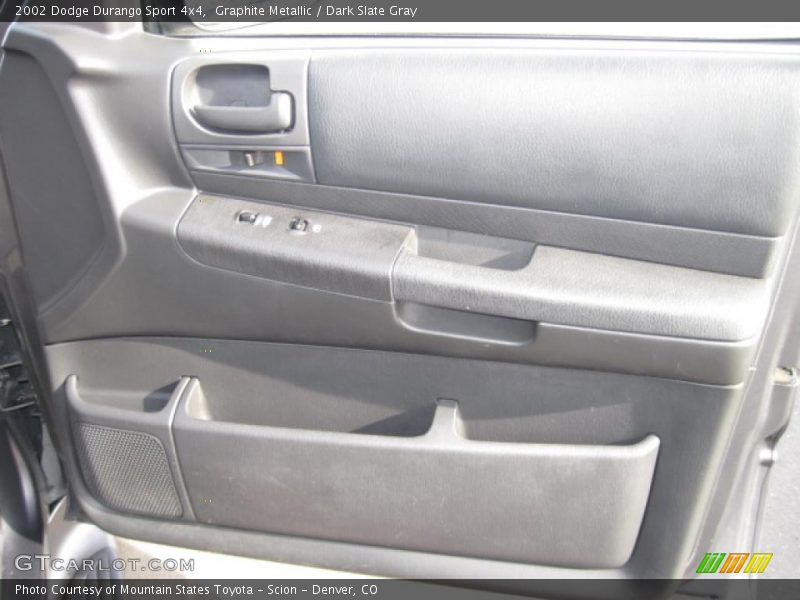 Graphite Metallic / Dark Slate Gray 2002 Dodge Durango Sport 4x4