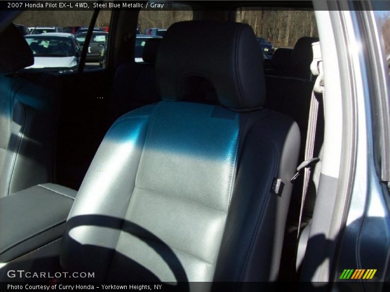 Steel Blue Metallic / Gray 2007 Honda Pilot EX-L 4WD