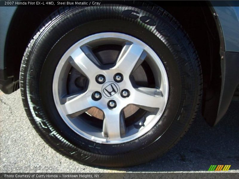 Steel Blue Metallic / Gray 2007 Honda Pilot EX-L 4WD