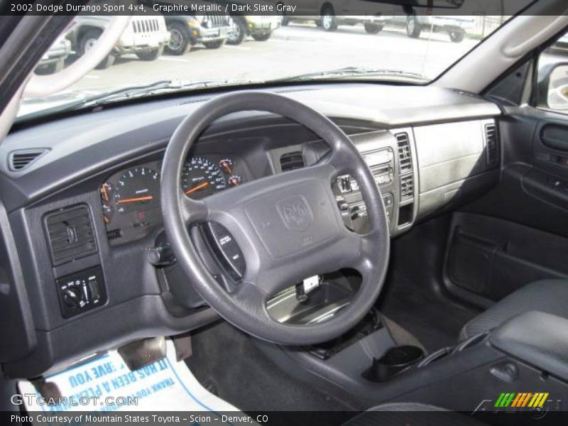 Graphite Metallic / Dark Slate Gray 2002 Dodge Durango Sport 4x4