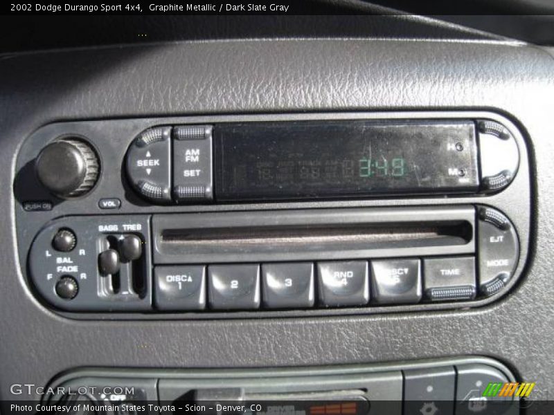 Graphite Metallic / Dark Slate Gray 2002 Dodge Durango Sport 4x4