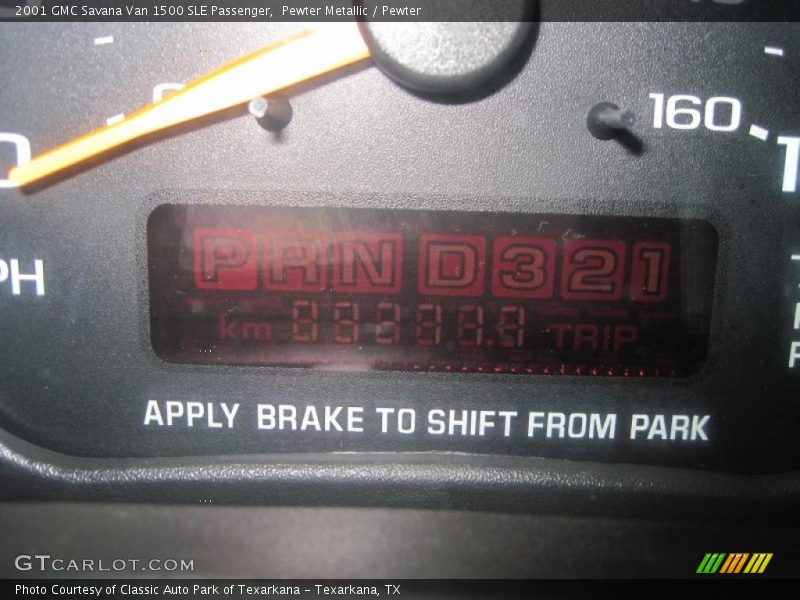Pewter Metallic / Pewter 2001 GMC Savana Van 1500 SLE Passenger