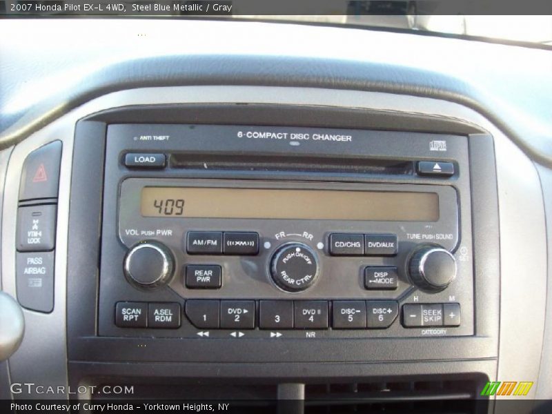 Steel Blue Metallic / Gray 2007 Honda Pilot EX-L 4WD