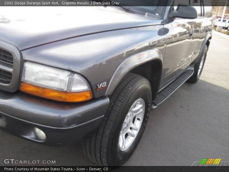 Graphite Metallic / Dark Slate Gray 2002 Dodge Durango Sport 4x4