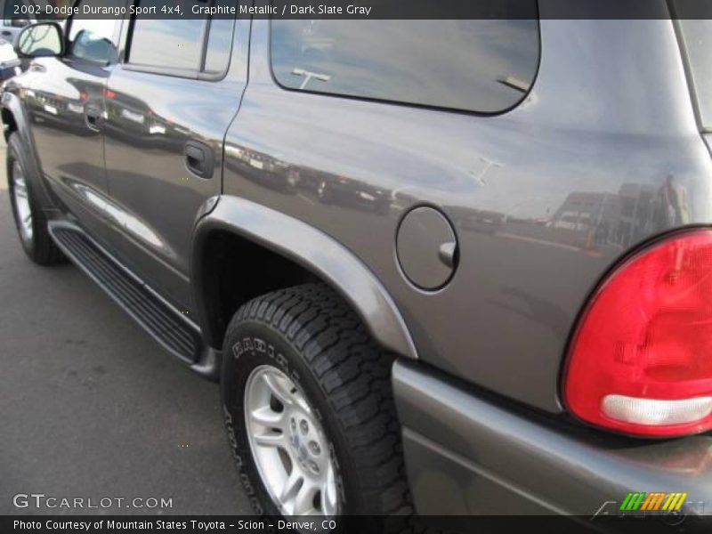Graphite Metallic / Dark Slate Gray 2002 Dodge Durango Sport 4x4