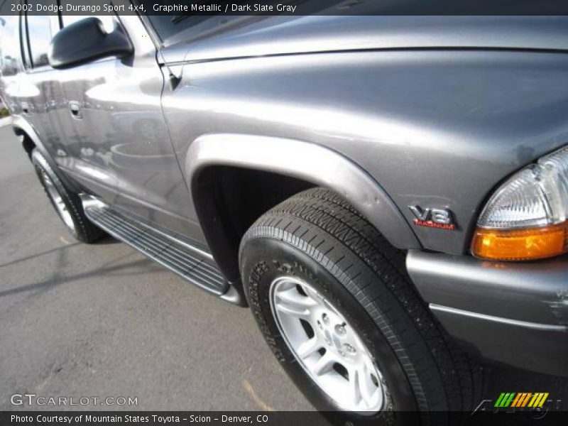 Graphite Metallic / Dark Slate Gray 2002 Dodge Durango Sport 4x4