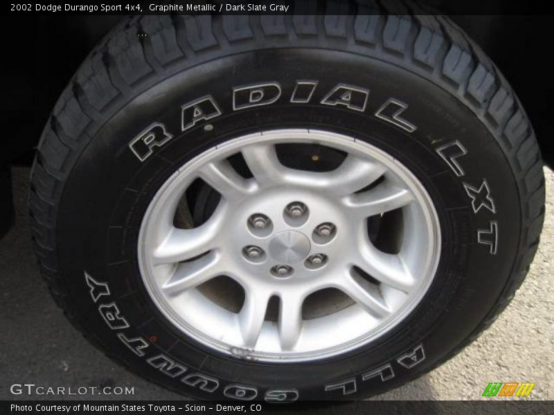 Graphite Metallic / Dark Slate Gray 2002 Dodge Durango Sport 4x4