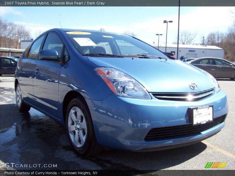 Seaside Blue Pearl / Dark Gray 2007 Toyota Prius Hybrid
