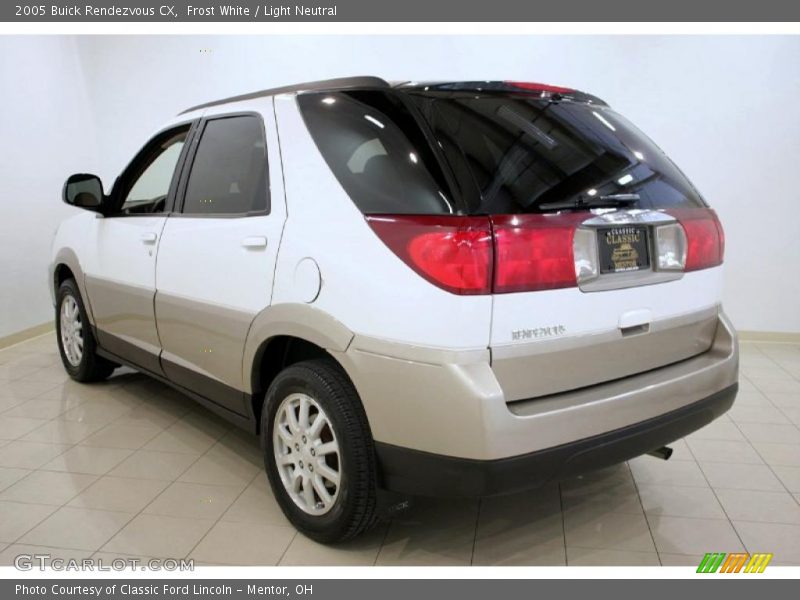 Frost White / Light Neutral 2005 Buick Rendezvous CX