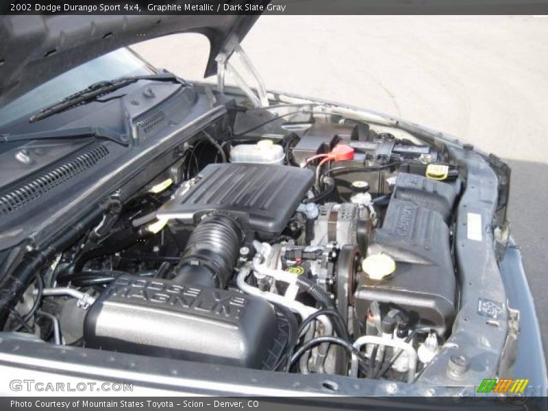 Graphite Metallic / Dark Slate Gray 2002 Dodge Durango Sport 4x4