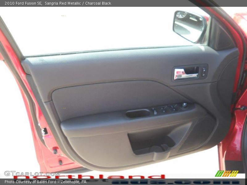 Sangria Red Metallic / Charcoal Black 2010 Ford Fusion SE
