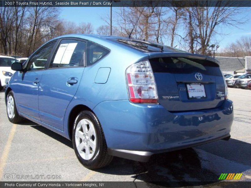 Seaside Blue Pearl / Dark Gray 2007 Toyota Prius Hybrid