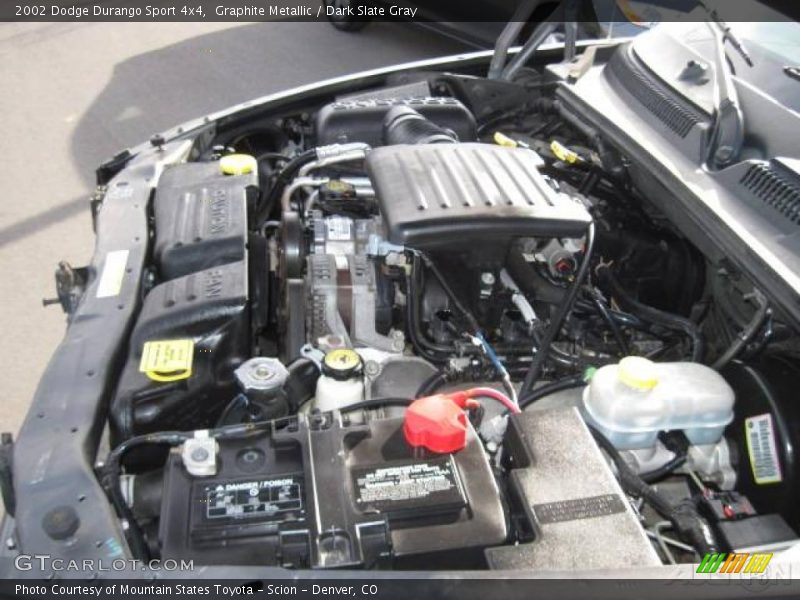Graphite Metallic / Dark Slate Gray 2002 Dodge Durango Sport 4x4