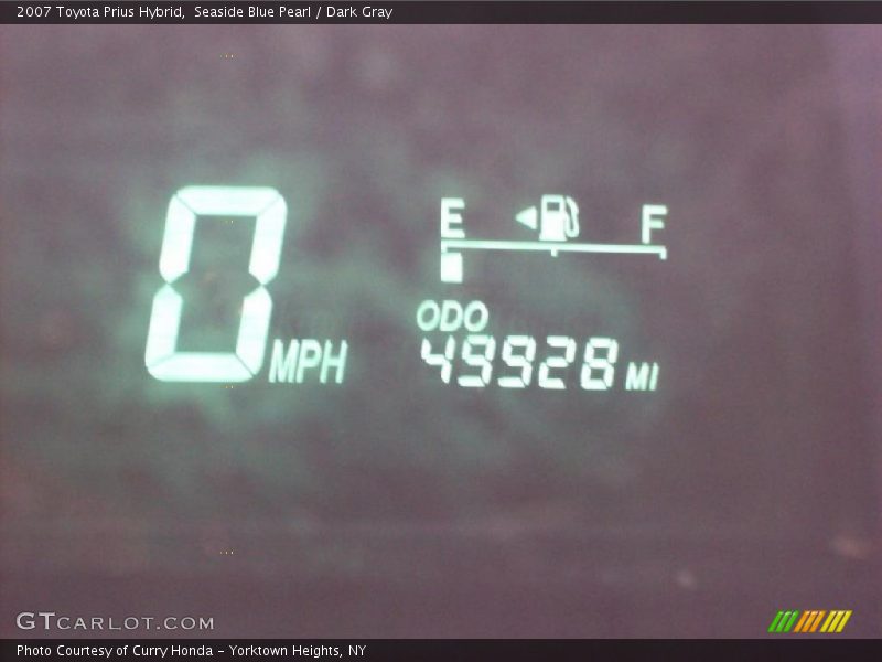 Seaside Blue Pearl / Dark Gray 2007 Toyota Prius Hybrid