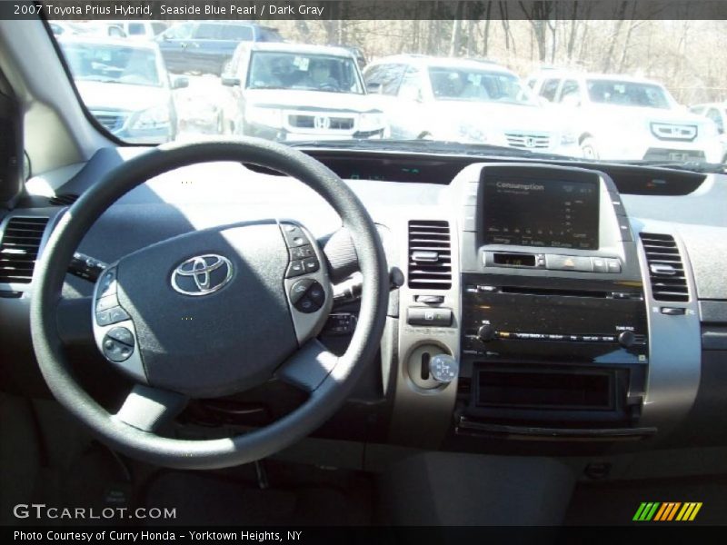 Seaside Blue Pearl / Dark Gray 2007 Toyota Prius Hybrid