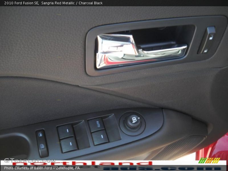 Sangria Red Metallic / Charcoal Black 2010 Ford Fusion SE
