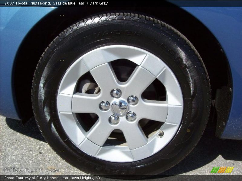 Seaside Blue Pearl / Dark Gray 2007 Toyota Prius Hybrid