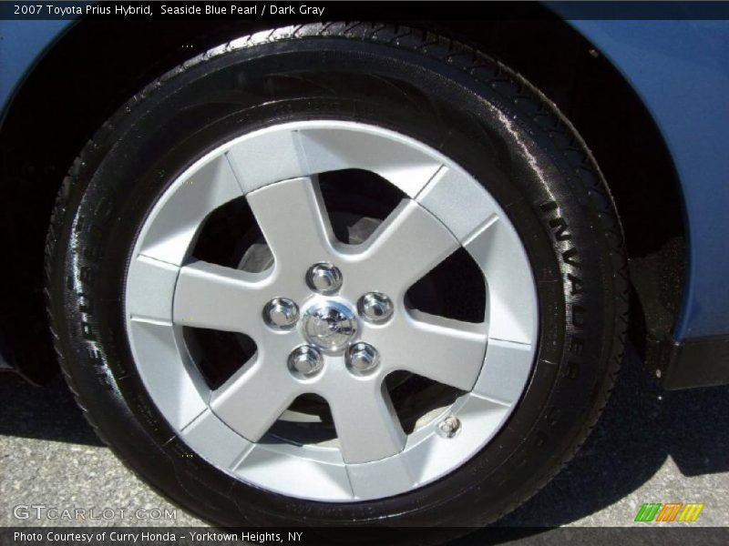 Seaside Blue Pearl / Dark Gray 2007 Toyota Prius Hybrid