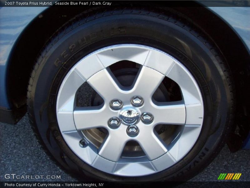 Seaside Blue Pearl / Dark Gray 2007 Toyota Prius Hybrid