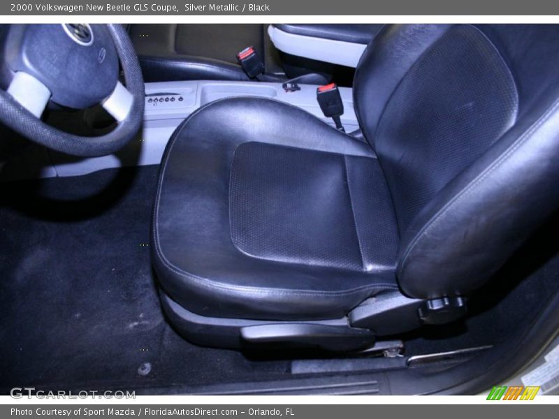 Silver Metallic / Black 2000 Volkswagen New Beetle GLS Coupe