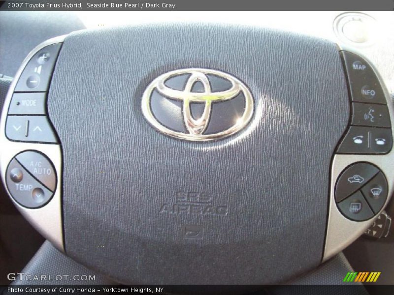 Seaside Blue Pearl / Dark Gray 2007 Toyota Prius Hybrid