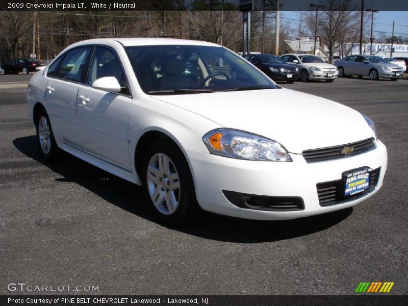 White / Neutral 2009 Chevrolet Impala LT