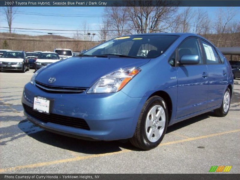 Seaside Blue Pearl / Dark Gray 2007 Toyota Prius Hybrid