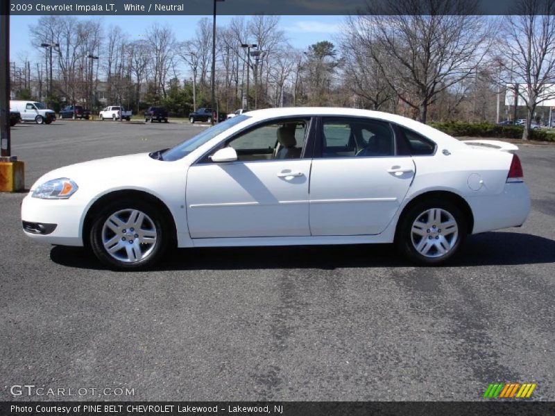 White / Neutral 2009 Chevrolet Impala LT