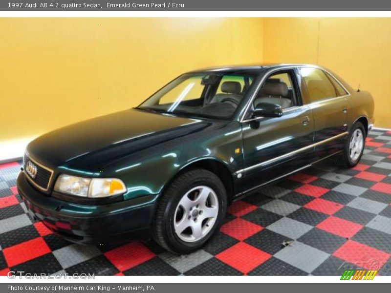 Emerald Green Pearl / Ecru 1997 Audi A8 4.2 quattro Sedan