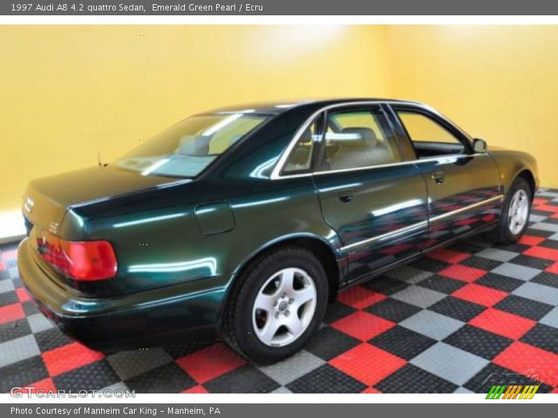 Emerald Green Pearl / Ecru 1997 Audi A8 4.2 quattro Sedan