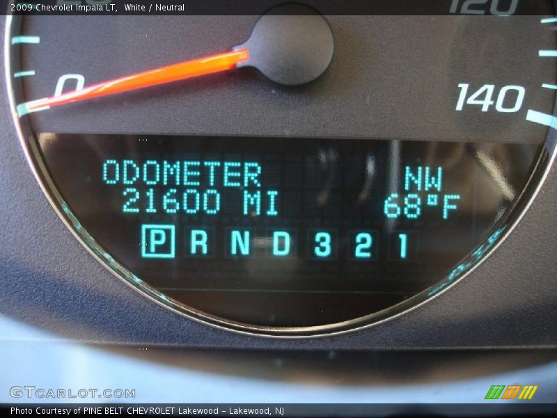 White / Neutral 2009 Chevrolet Impala LT
