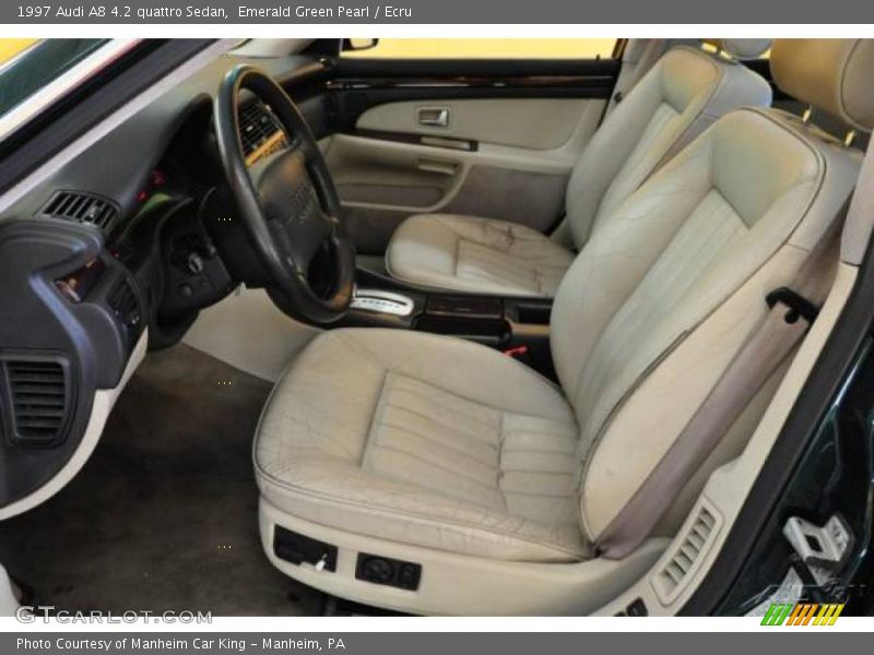 Emerald Green Pearl / Ecru 1997 Audi A8 4.2 quattro Sedan