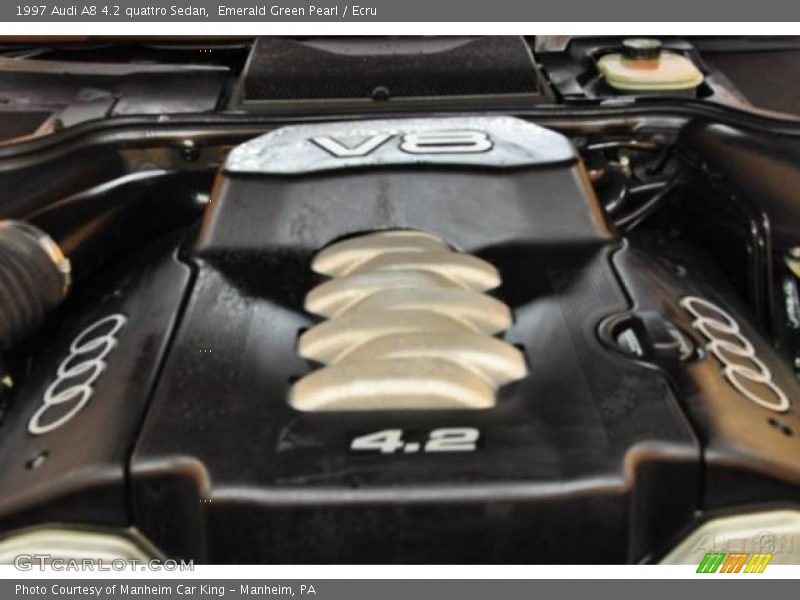 Emerald Green Pearl / Ecru 1997 Audi A8 4.2 quattro Sedan