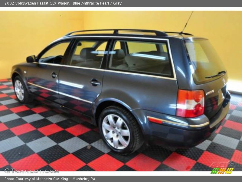 Blue Anthracite Pearl / Grey 2002 Volkswagen Passat GLX Wagon