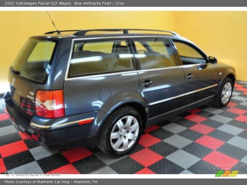 Blue Anthracite Pearl / Grey 2002 Volkswagen Passat GLX Wagon