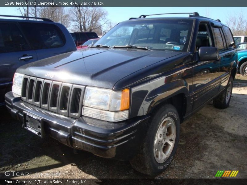 Black / Black 1998 Jeep Grand Cherokee Limited 4x4