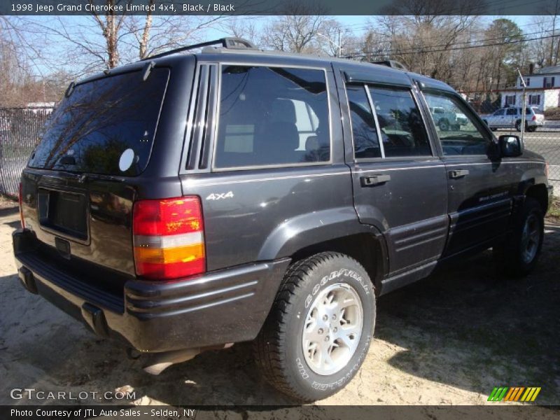 Black / Black 1998 Jeep Grand Cherokee Limited 4x4