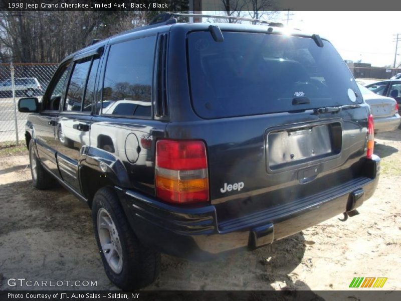 Black / Black 1998 Jeep Grand Cherokee Limited 4x4